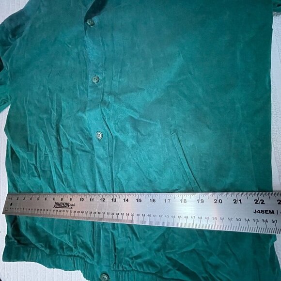 Vintage St. Croix Knits Men Long Sleeve Button Up Shirt Size XL Blue Lightweight - Picture 4 of 8